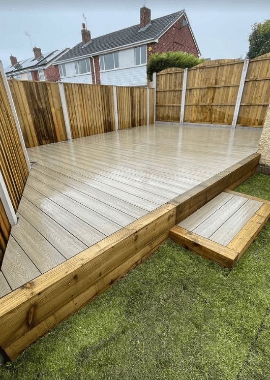 Composite & Wood Fencing project 2 — Coppermill Landscapes Chesterfield