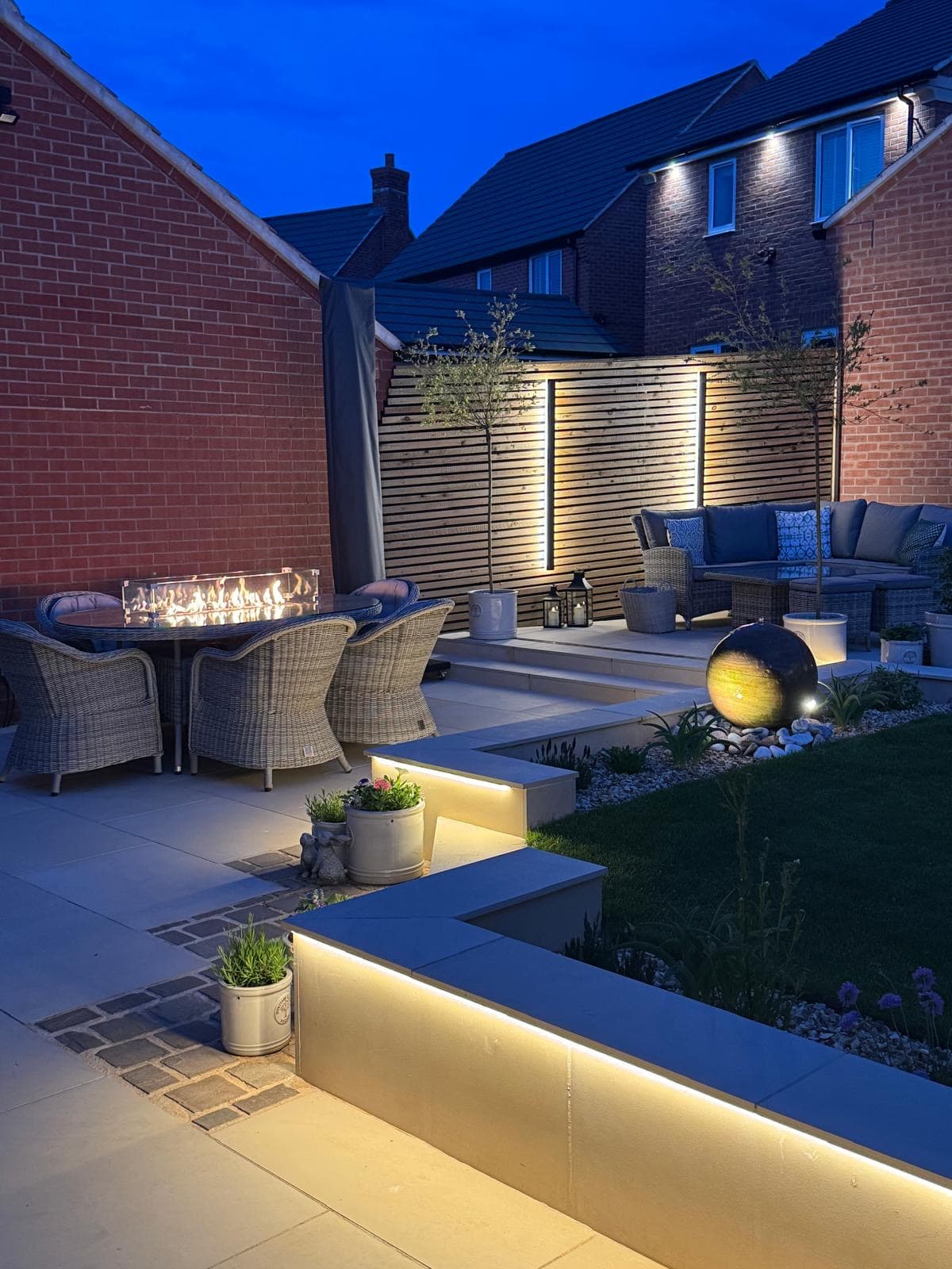 Garden Lighting project — Coppermill Landscapes